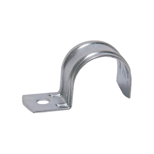 One hole pipe strap F clip Ø 25 mm steel zinc plated, 925F, CELO