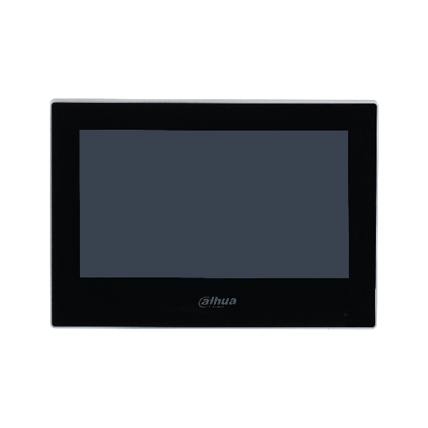 Video monitors 7" TFT, ar atbalstu Micro-SD kartei, VTH2621G-P, Melns, Dahua